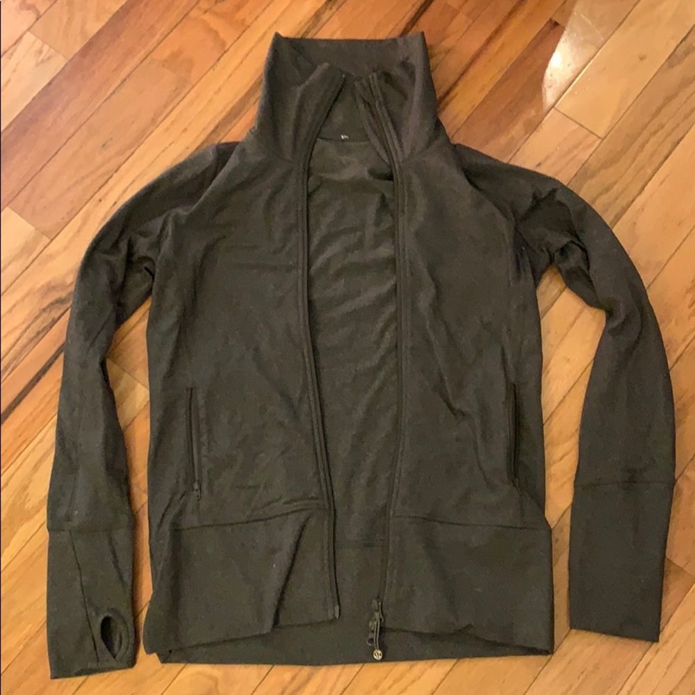 Green ish gray zip up